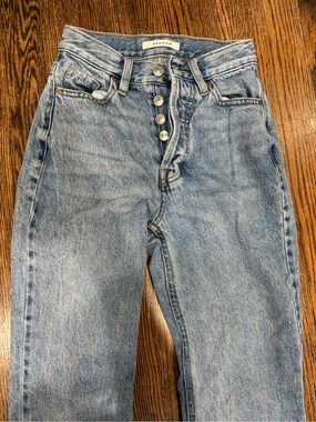 PacSun Light Blue High-Rise Button-Fly Jeans